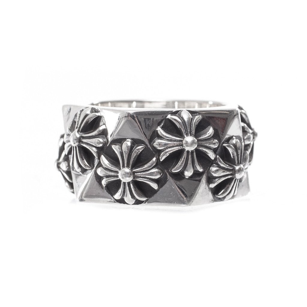 Authentic [Chrome Hearts] PENTAGON CH PLUS RING | Chrome Hearts Mania